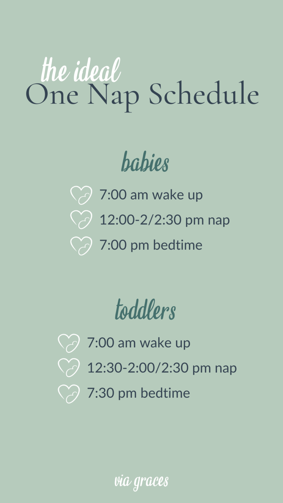 When and How to Transition to a One Nap Schedule Via Graces