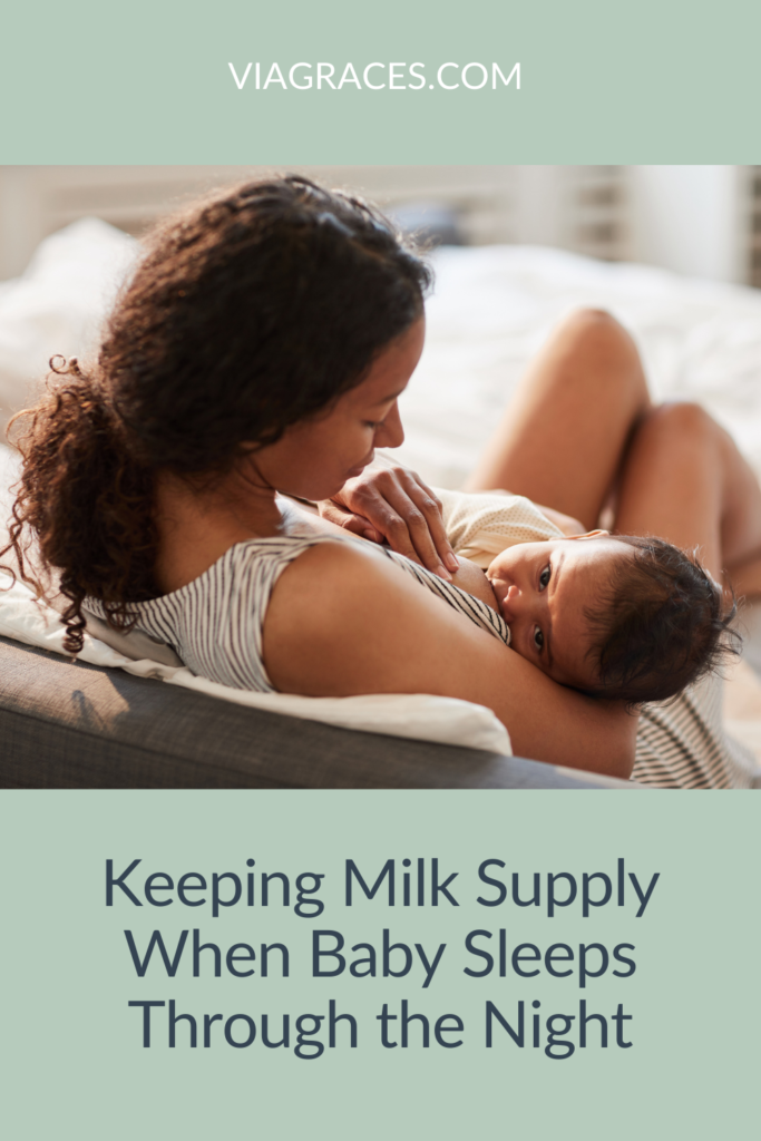 milk supply and sleep